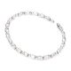 Simple Diamond-Cut 92.5 Sterling silver Bead Bracelet