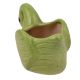Handmade Green Glazed Duck Shape Ceramic Pot For Indoor Plants