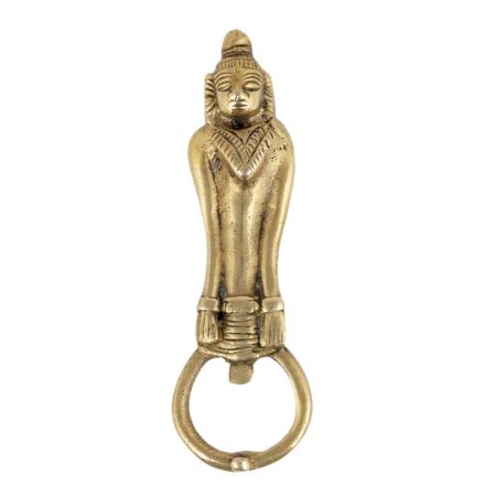 Handmade Golden Brass Bottle Opener With Tribal Man