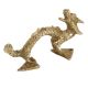 Handmade Golden Brass Carved Dragon Door Handle