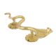 Handmade Golden Brass Cobra Snake Door Handles