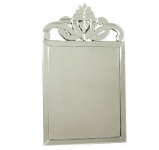 Handmade Silver Glass Square Decorative Venetian Mirror