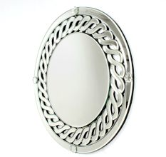 Handmade Silver Glass Wall Mirror Venetian Design