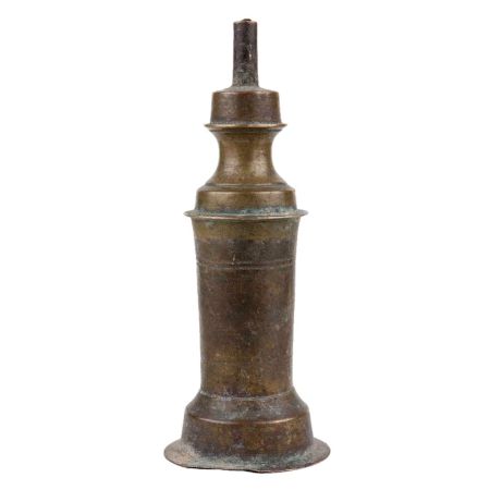 Handmade Brown Patina Brass Kerosene Lamp