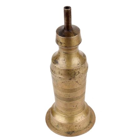 Handmade Stained Brass Antique Style kerosene Oil Lamp