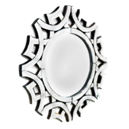Handmade Silver Glass Decorative Wall Mounted Venetian Mirror