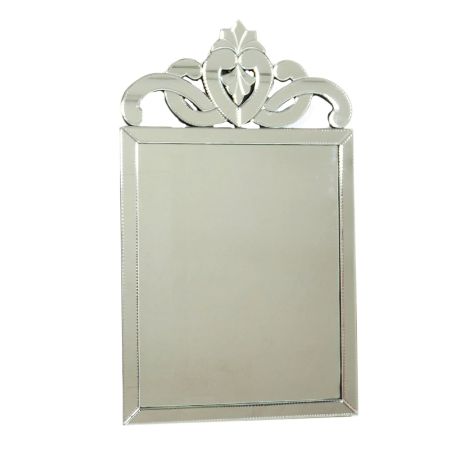 Handmade Silver Glass Square Decorative Venetian Mirror