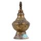 Handmade Patina Rich Brass Kerosene Oil Lamp