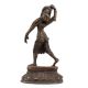 Handmade Antique Brass Dancing Lady Statue