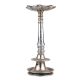 Handmade Silver Finish Brass Kerala Nilavilakku Oil Lamp