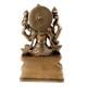 Handmade Black Brass Saraswati Mata Statue