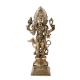 Handmade Golden Sheen Brass Kaal Bhairava Statue