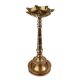 Handmade Rustic Brass Nilavilakku Oil Lamp For Diwali And Pooja