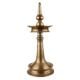 Handmade Rustic Golden Brass Nilavilakku Puja Oil Lamp