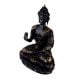 Handmade Black Brass Buddha Medicine Statue And Blessing  Pose