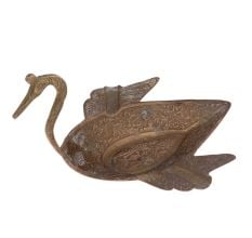 Metallic Swan For Home Decor