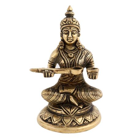 Annapoorna Devi Antique Bronze Idol