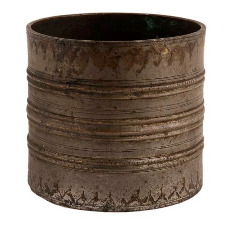 Handmade Brown Brass Panch Patra or Holy Pot