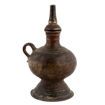 Handmade Rustic Brass Kerosene Oil Lamp