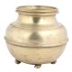 Handmade Golden Brass South Indian Pot