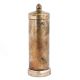 Handmade Brown Brass Salt And Pepper Shaker In Cylindrical Shape