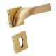 Handmade Golden Finish Mortise Door Lock Handle Set