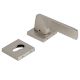 Handmade Silver Matt Finish Brass Mortise Door Lock Handle Set