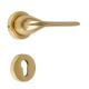 Handmade Satin brass Contemporary Modern Door Handle set