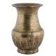 Handmade Antique Brass Vase Hammered Base