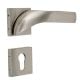 Handmade Satin Steel Brass Mortise Door Lock Handle Set