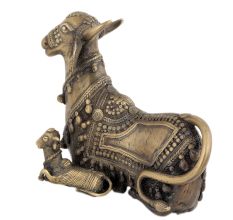 Tribal Cow With Calf Sitting Yantra For Your Success