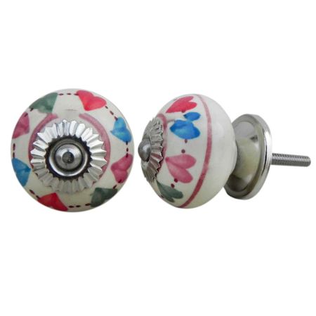 Mixed Color Heart Knob