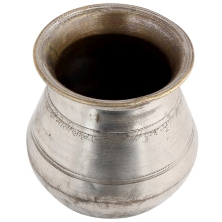 Vintage Holy Water Pots In Silver Shade