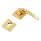 Handmade Golden Finish Brass Mortise Lock Handle set