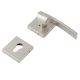 Handmade Silver Finish Mortise Handle Door Lock Set