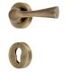 Handmade Antique Brass Round Mortise Door Lock Handle