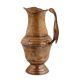 Handmade Brown Patina Rich Brass Jug Or Pitcher With Bird Handle