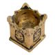 Brass Lamp Square With Om Symbol For Pooja Room