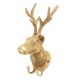 Brass Deer Hook With 2 Khooti For Stylish Home Decor