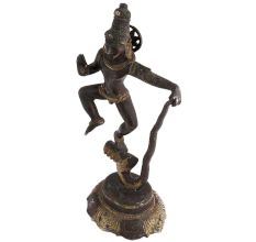 Dancing Lord Krishna On Cobra Beautiful Decor Item