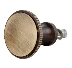 Handmade Champagne Bronze Brass Round Cabinet Knob
