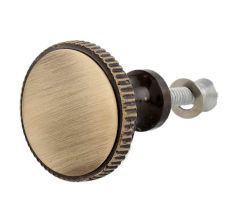 Handmade Brownish Golden Solid Brass Round Cabinet knob