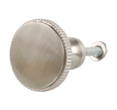 Handmade Satin Nickle Round Cabinet Knob