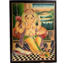 Hand Painted Ganesha Painting For Home Decoration