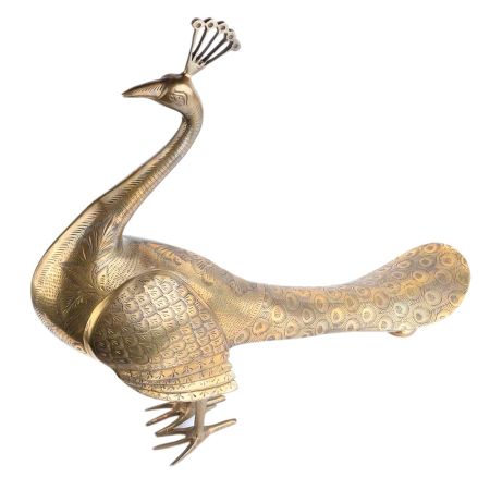 Big Peacock With Fine Carving- Beautifully Designed