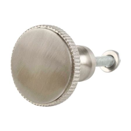 Handmade Satin Nickle Round Cabinet Knob