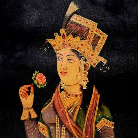 Canvas Painting of Mughal princess Mumtaz Mahal