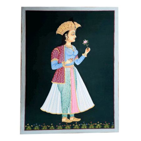 Handmade Painting Of Mughal Princess