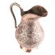 Vintage Copper Jug Carved Finely For Decor