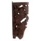 Hand Cared Antique Red Wooden Horse wall Bracket